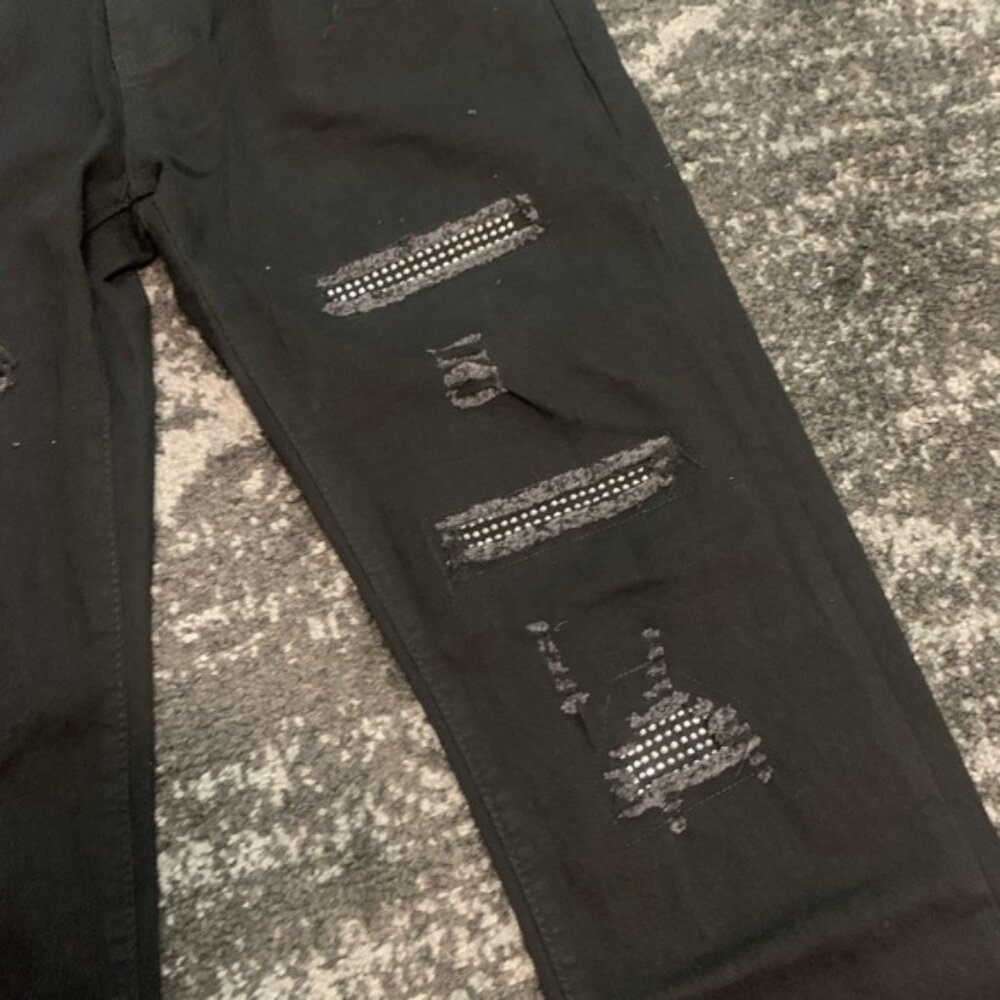 Amiri Rhinestone MX1 Jeans Men’s Size 34, 36 - Picture 2 of 5